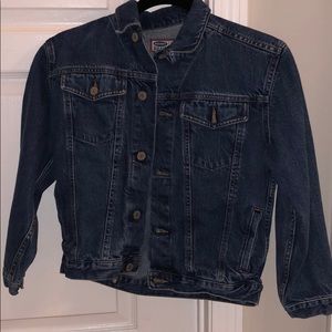 Old Navy dark wash denim jacket